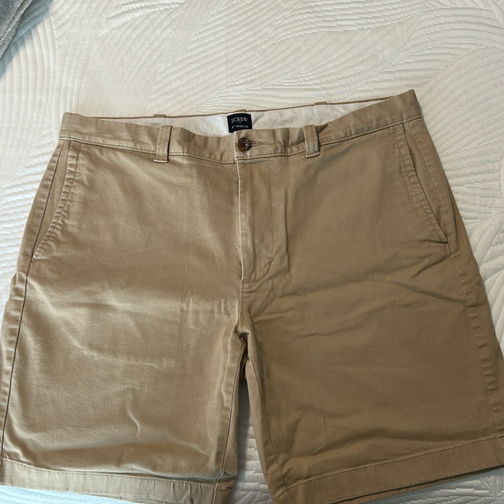 J crew tan shorts